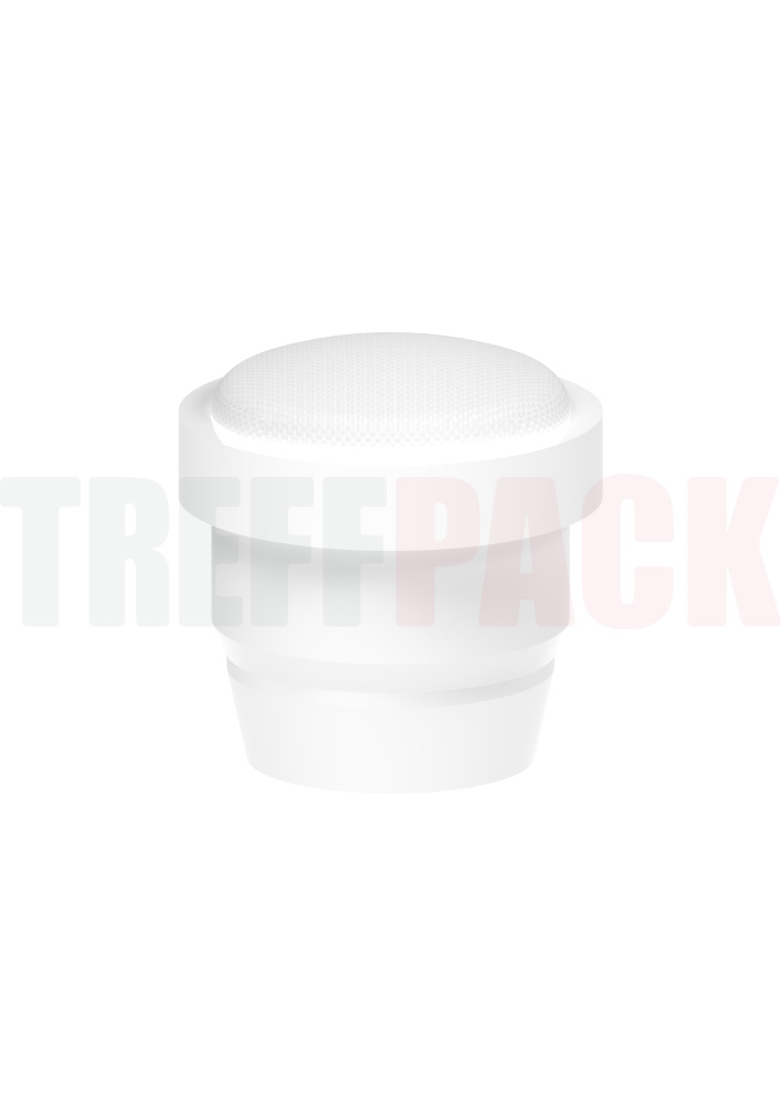 Oversize Dab-On Applicator White for Cosmetics and Pharmaceutics