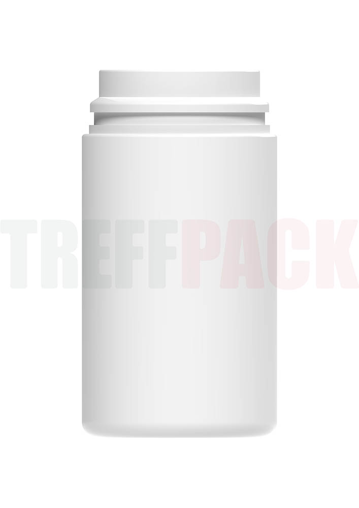 White 100 ml HDPE Round Jar Container Dudek™ 10045