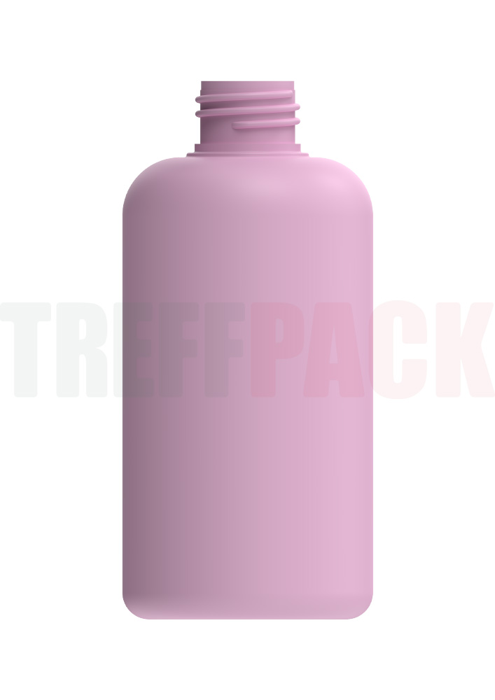 200 ml HDPE Bottle Flat Based Boston Round with  24/410 Neck Finish