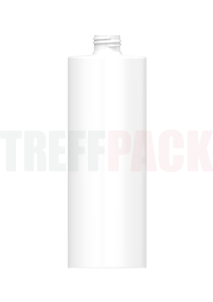 Round Bottle HDPE 500 ml, 24/410 500 ml HDPE Bottle Round White with 24/410 Neck Finish