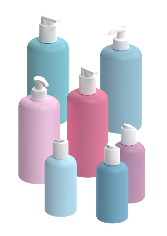 200 ml HDPE Bottle Flat Based Boston Round with  24/410 Neck Finish