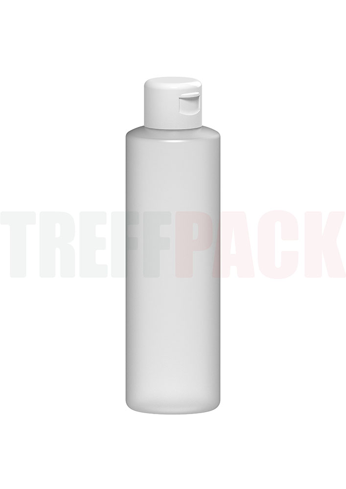 250 ml HDPE Bottle Round with 28/410 Flip-Top