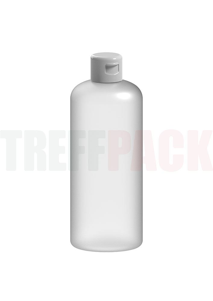 500 ml HDPE Bottle Round with 28/410 Flip-Top