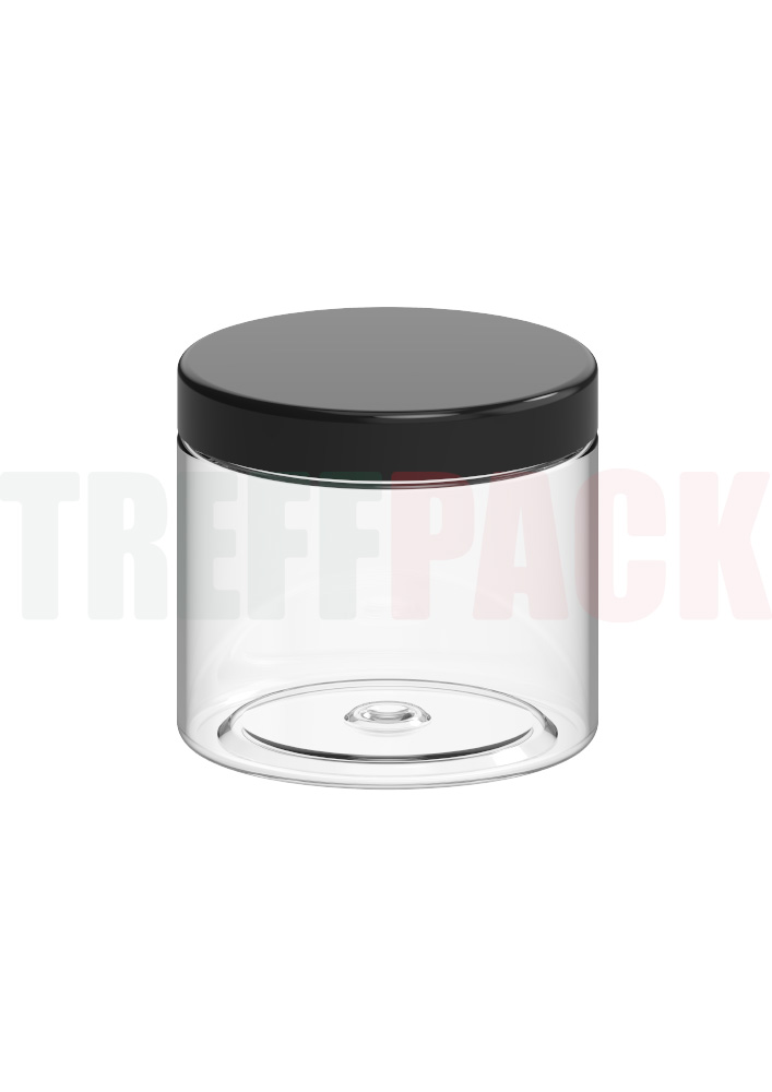 200 ml PET Jar Type B with Black Lid
