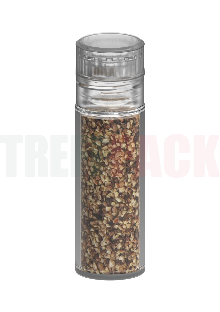 Gewürzglas 95 ml rund mit Pfeffer
