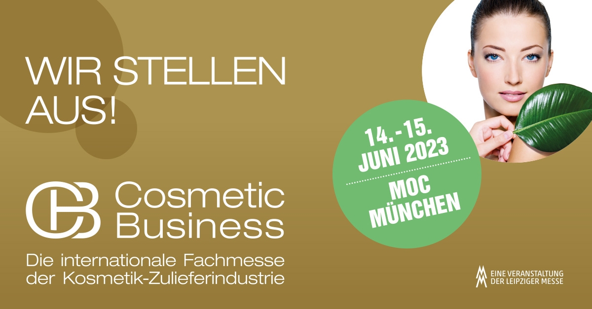 Cosmetic Business in München: Wir stellen aus!